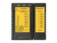 Delock 86107 Kabeltester RJ45 / RJ12 / PoE - thumbnail