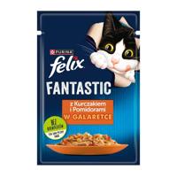 Felix Fanstastic kip, tomaat - natvoer voor katten - 85 g - thumbnail