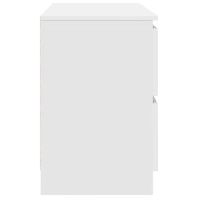 Tv-meubel 80x35x54 cm spaanplaat wit