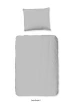 Good Morning Ledikant babydekbedovertrek "uni dessin" - Grijs - (100x135 cm) - Katoen - thumbnail