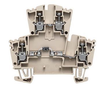 Weidmüller 8025610000 Componentenserieklem Schroeven Donkerbeige 25 stuk(s) Piece
