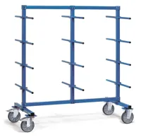 Fetra Hauptartikel 4626 Draagarmwagen Staal Poedercoating Laadvermogen (max.): 500 kg Materiaal banden=Massief rubber - thumbnail