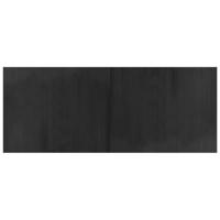 Vloerkleed rechthoekig 80x200 cm bamboe grijs - thumbnail