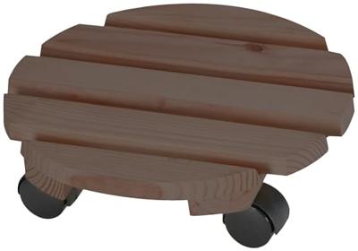 Plantentrolley economy rond donker gebeitst