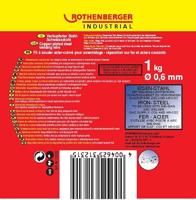 Staaldraad voor lassen Rothenberger Industrial 0,6 mm - thumbnail