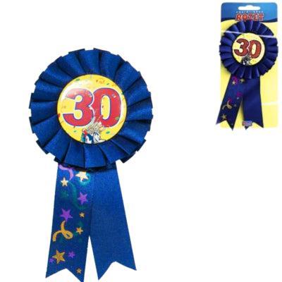 Folat rozet 30 jaar 8 cm | 48 stuks