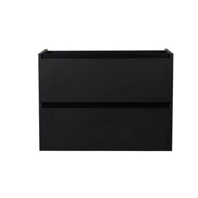 Wastafelmeubel Aqua Splash Maia Onderkast Zonder Topblad 80 cm Mat Zwart Aqua Splash