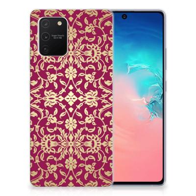 Siliconen Hoesje Samsung Galaxy S10 Lite Barok Pink
