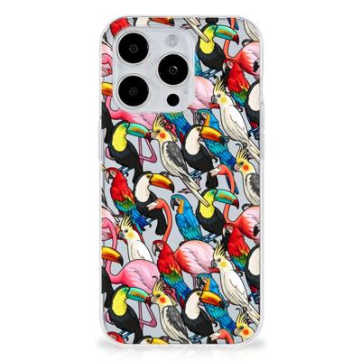 iPhone 15 Pro | TPU Hoesje | Birds