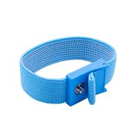 Quadrios ESD-armband Blauw Drukknop 4 mm - thumbnail