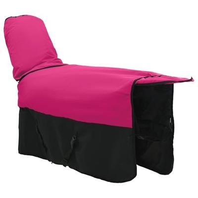 VidaXL Paardendeken roze en zwart 115 cm polyester