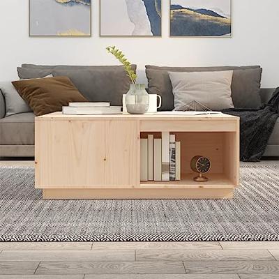 Salontafel 100x101x40,5 cm massief grenenhout