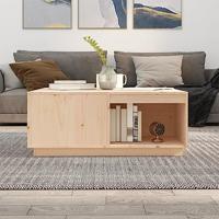 Salontafel 100x101x40,5 cm massief grenenhout - thumbnail