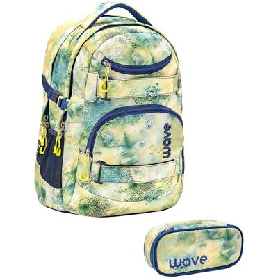 Belmil rugzak Infinity 30 liter polyester geel/groen 2-delig