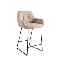 Jesper Home Noto barkruk H65 Overnight Oats slide black - thumbnail