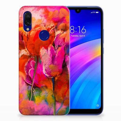 Hoesje maken Xiaomi Redmi 7 Tulips Hoesje maken Xiaomi Redmi 7 Tulips