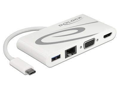 DeLOCK USB-C 3.1 > HDMI + VGA + LAN + USB adapter