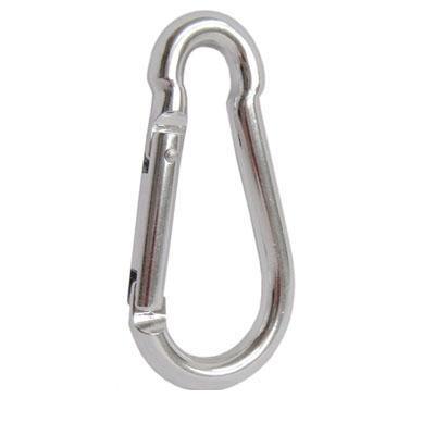 M6 RVS staal Carabiner voorjaar haak multi-tool alpinisme gesp vergrendelen Camping haak touw inwendige Diameter: 5.8 mm