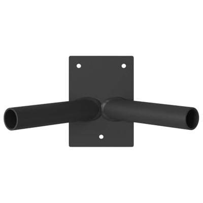 VidaXL Vlaggen mast houder zwart 11,5 x 7,5 x 0,2 cm staal