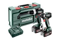 Metabo Accu Combo Set 2.8.4 | BS 18 LT BL (Klopboormachine) + SSD 18 LT 200 BL (Slagschroevendraaier) | 18 V | 2x 5.2Ah, ASC 55 | In Metabox - - thumbnail