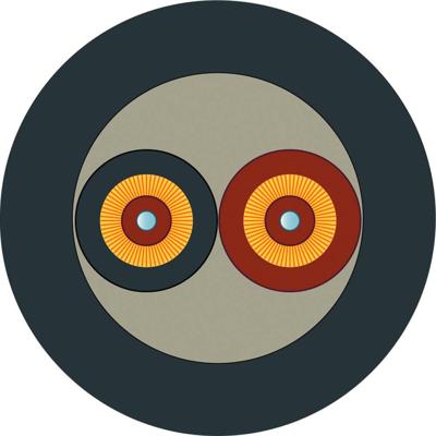 Siemens 6XV18735RT10 Glasvezel Optische vezel Aansluitkabel Zwart, Oranje 50/125 µ Multimode OM2