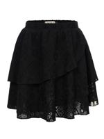 LOOXS Little winter lace rok meisjes - zwart - thumbnail