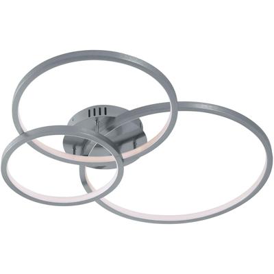 WiZ Smart LED Plafondlamp - 36W - Dimbaar en Kleuraanpasbaar - Mat Nikkel