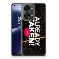 OnePlus Nord 2T | Siliconen hoesje | met naam Already Taken Black - thumbnail