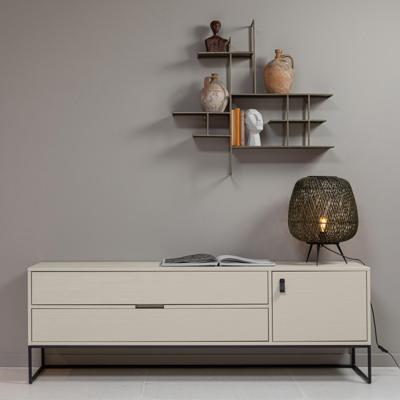 WOOOD TV-meubel 'Silas' Grenen, 180cm, kleur Dust