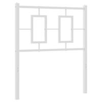 Hoofdbord 80 cm metaal wit - thumbnail