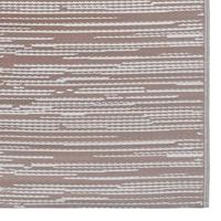 VidaXL Buitenkleed arakil 80x150 cm pp bruin - thumbnail