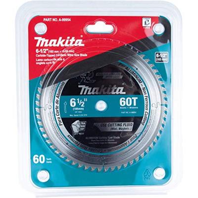 Makita Afkortzaagblad voor Aluminium | Specialized | Ø 165mm Asgat 20mm 60T - B-56568 - thumbnail