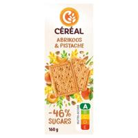 Cereal Koekjes abrikoos-pistache minder suikers 160 Gram - thumbnail