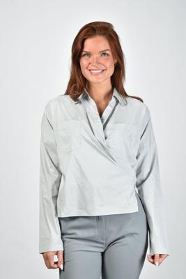 IRO blouse Lyra WP18LYRA ice gray