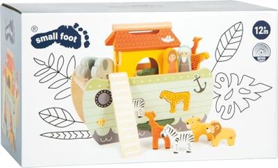 Small Foot houten vormenstoof ark van noach safari, 15dlg. Small Foot houten vormenstoof ark van noach safari, 15dlg.