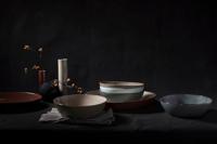 SERAX - Terres de Reves - Bowl M 13,5cm Misty Grey Dark Blue - thumbnail