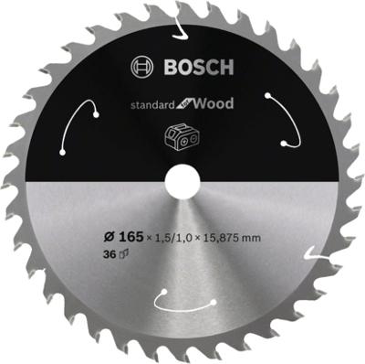 Bosch Accessories Bosch Power Tools 2608837682 Hardmetaal-cirkelzaagblad 165 x 15.875 mm Aantal tanden: 36 1 stuk(s) Bosch Accessories Bosch Power Tools 2608837682 Hardmetaal-cirkelzaagblad 165 x 15.875 mm Aantal tanden: 36 1 stuk(s)
