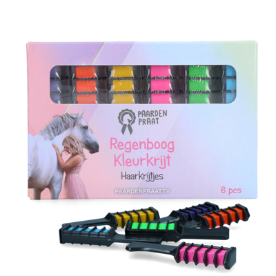 Paardenpraat Regenboog Kleurkrijt Paardenpraat Regenboog Kleurkrijt