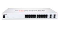 FORTINET FortiSwitch 124F-POE - FS-124F-POE, L2+ PoE-schakelaar met 24GE + 4SFP+, 24 PoE-poorten, rackmontage - thumbnail