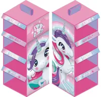 Unicorn sparkle hangende opbergkast 29 x 28 x 71 cm - thumbnail