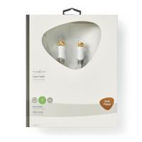 Satelliet- & Antennekabel | F Male - F Male | 10,0 m | Wit - thumbnail