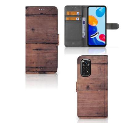 Xiaomi Redmi Note 11/11S | Book Style Case | Old Wood