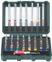 Metabo Promotion 626702000 Bitset 56-delig Plat, Kruiskop Phillips, Kruiskop Pozidriv, Inbus, Binnen-zesrond (TX), Zesrond-TX BO - thumbnail