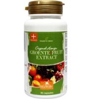 Hanoju Groente en fruit extract 500mg 90 Vegetarische capsules - thumbnail