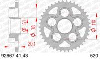 AFAM Chain wheel 520 41z steel silver - thumbnail