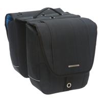 dubbele fietstas Avero afneembaar zwart - thumbnail