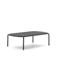 Kave Home Outdoor Salontafel 'Joncols' 113 x 65cm, kleur Donkergrijs - thumbnail