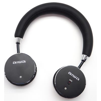 Aiwa Silence HSTBTN-800BK Draadloze hoofdtelefoon met ruisonderdrukking, bluetooth-kabel