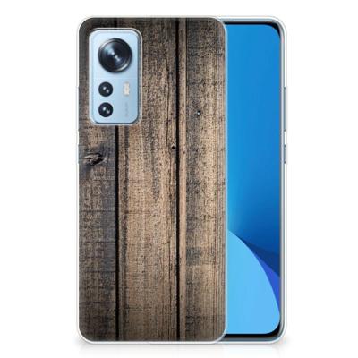 Xiaomi 12 | 12X | Bumper Hoesje | Steigerhout