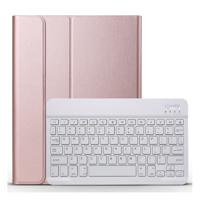 Shop4 - iPad Air (2020) Toetsenbord Hoes - Bluetooth Keyboard Cover Rosé Goud - thumbnail